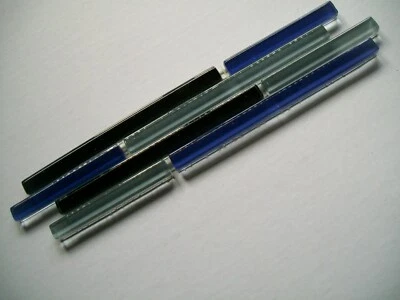 Lustre Mosaic Tile Stripe sheets - Purple Mix - Set of 6 - Job Lot Clear Out - Image 1 of 4