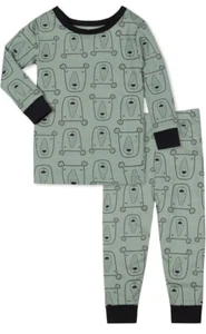 Lamaze Baby Boys' 2pc Long Sleeve Organic Cotton Snug Fit Pajama Set - 3t - Picture 1 of 3