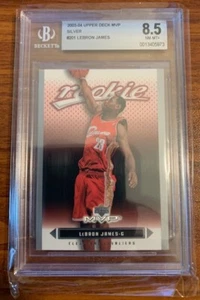 2003/04 Upper Deck MVP Silver Lebron James Cavaliers BGS 8.5 Free Shipping - Picture 1 of 2