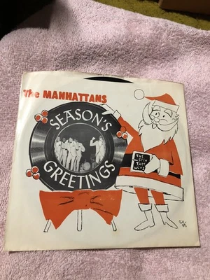 MANHATTANS it’s That Time Of Year 45 W/sleeve Star Fire Doowop VG++ Vinyl Foto 1 de 4