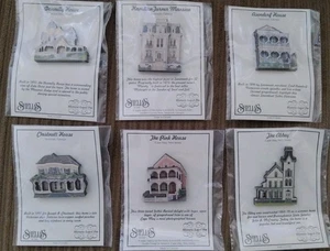 6 Shelia's House Pins Donnelly Chestnutt Pink Asendorf Hamilton-Turner & Abbey - Bild 1 von 8