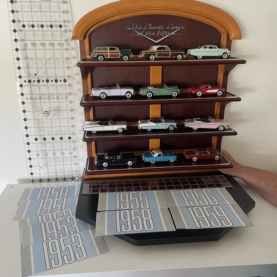 Классические автомобили пятидесятых от Franklin как новые/включает дисплей и 12 автомобилей - Изображение 1 из 4