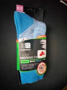 Ladies Karrimor Merino Fibre Heavyweight Crew Walking Socks UK Size 4-8 - Picture 1 of 1