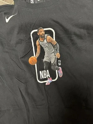 Camiseta Nike Kyrie Irving Brooklyn Nets Dri Fit Usada en Excelente Condición - Negra XL Foto 1 de 3