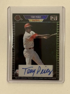 2024 Leaf Collective Multi-Sport Tony Perez Black Prismatic Auto 1/1 - Foto 1 di 2