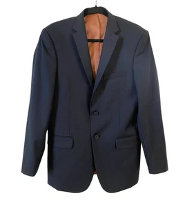 Jos. A Bank Navy on Navy Striped Mens Blazer Joseph Slim Fit Sports Coat 38R - Picture 1 of 10