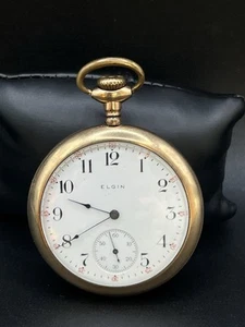 Vintage Elgin 15 Jewels Pocket Watch 10k GF Philadelphia Watch Case Co. 20 Years - Picture 1 of 15