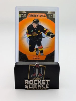 2022-23 Upper Deck Credentials Quinn Hughes Orange /149 #85 - Image 1 of 2