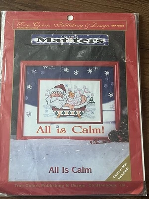 True Colors - All Is Calm - KIT PUNTO DE CRUZ CON TAPETE ¡NUEVO! 2000 Foto 1 de 2