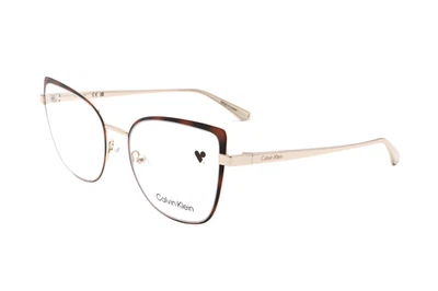 Calvin Klein Women's 54 mm Havana Gold Opticals CK22101-213-54 - Image 1 of 3