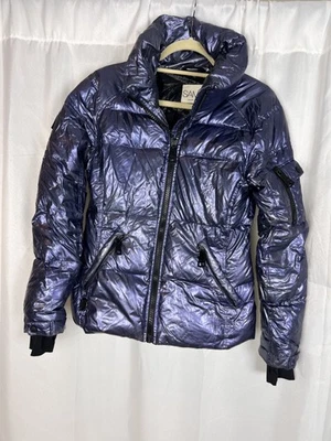 SAM New York freestyle down puffer jacket jet blue size Small - Image 1 of 4