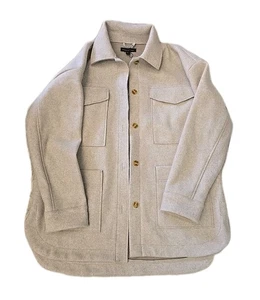 Banana Republic Damen strukturierte 4 Taschen Knopf Oversize Hemd Jacke Gr. Sm. - Bild 1 von 5