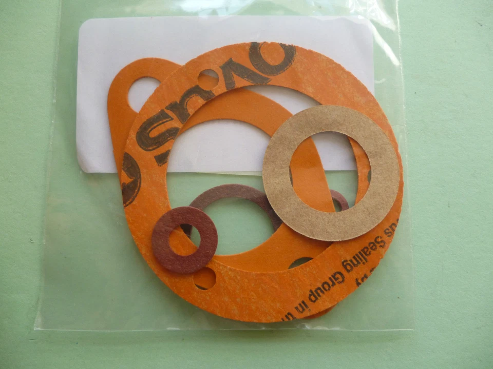 BSA BANTAM D7 CARBURETTOR GASKET SET 375 'NEW' UK MADE - Image 1 of 1