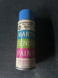 Vintage Napa Martin Senour Paints 7890 Ford Blue Spray Paint Can Full - Picture 1 of 6