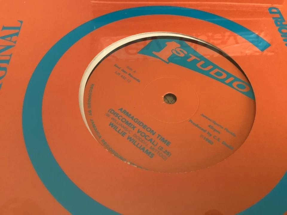 Willie Williams , Armagideon Time , Disco Mix Vocal , Studio 1 Label - Image 1 of 1