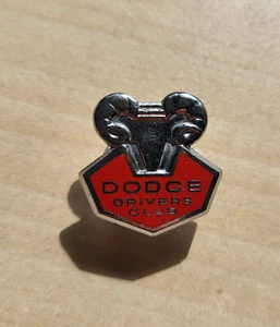 Vintage Emaille DODGE DRIVERS CLUB RAM Knopfloch Anstecknadel Logo Pin - Bild 1 von 3