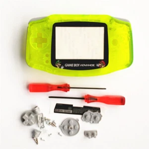 Super Mario Clear Yellow Housing Shell Case for Nintendo Game Boy Advance GBA - Picture 1 of 5
