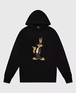 LOONEY TUNES™ X OVO® OG BUGS BUNNY HOODIE - BLACK SIZE L - Picture 1 of 2