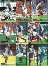 Merlin Ultimate Football Cards 1995/96 Blackburn Rovers FC x 11 Complete Set