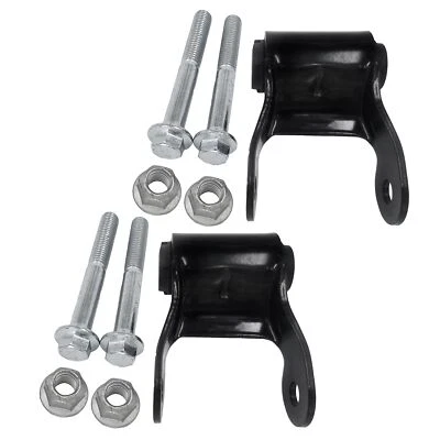 Par de grilletes de resorte de hoja trasera para camioneta Dodge Durango 1998-2002 2003 Foto 1 de 4