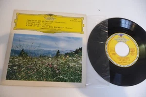 CHOPIN BRAHMS ALBENIZ MENDELSSOHN 45T DGG 32 263. GERMAINE LEROUX PIANO. 7" - Imagen 1 de 2