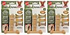 Ethical Pet 3 Pack of Bam-Bones Plus Durable Chew Toys for Dogs, Small, Chicken 