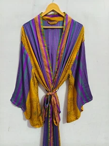 Full Length Long Kimono Robe Present For Her Soft Summer Jacket House Robe, B-05 - Bild 1 von 8