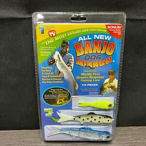 Banjo Minnow 006 110 Piece Fishing System Lures As Seen On TV NEW UNOPENED SET