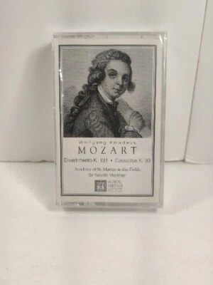 W.A. Mozart~Divertimento K. 131~Cassation K. 99~CASSETTE~St Martin~Marriner New - Image 1 of 2