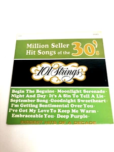 101 Strings Million Seller Hit Songs of the 30's Alshire Records 33rpm VINYL LP - Picture 1 of 4