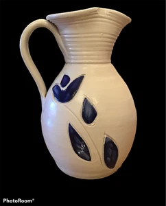 "Jarra Williamsburg 7 1/4""-mercancía esmaltada con sal-cerámica-marcada". Usado Nº13 - Imagen 1 de 6