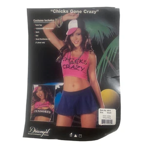 Dreamgirl Damen Küken Gone Crazy lustiger Gag sexy Erwachsenenkostüm Größe SMALL - Bild 1 von 8