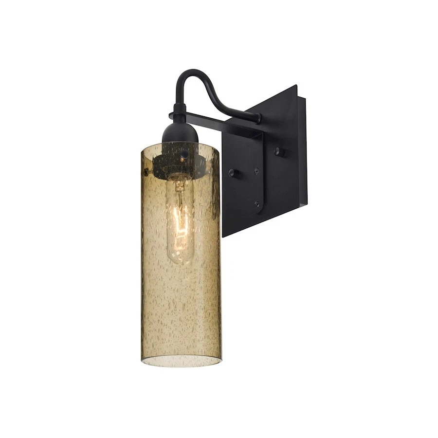 Besa Lighting Juni 10 1 Light Wall Sconce, Black/Beige - 1WG-JUNI10LT-BK - Image 1 of 1