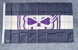 Rare ORLANDO CITY SC Soccer - MMX Skull - 3'x5' MLS Team FLAG Banner - Picture 1 of 18