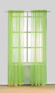 Elegance transparente Voile Stange Tasche Scheibengardine Paneel, 81010 - Bild 1 von 13