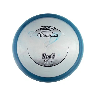 Innova Champion ROC3 Blue OVERSTABLE Disc Golf Midrange Disc 171g NEW - Image 1 of 4