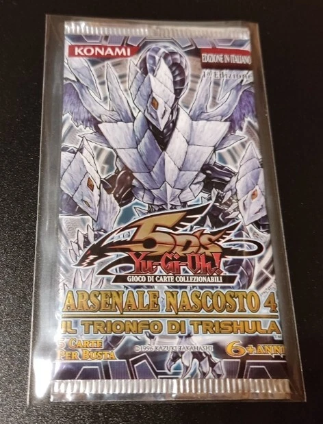 Arsenale Nascosto 4 1a Edizione Sealed Booster Bustina YuGiOh - Immagine 1 di 1