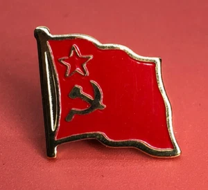 USSR Historic Soviet Union Flag Russia Lapel Pin Badge - Picture 1 of 7