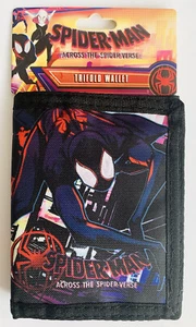Spider-Man Miles Morales Across The Spider-Verse Kids Trifold Wallet Ships FAST! - Picture 1 of 4