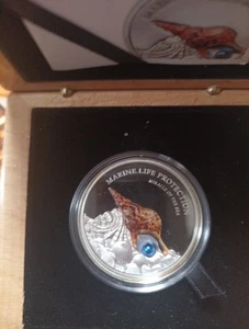 1 oz argento Palau miracolo del mare perla - Foto 1 di 3