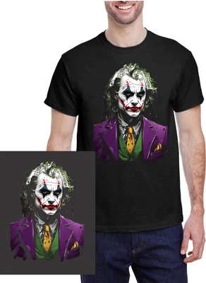 Nuevo Con Etiquetas / Camiseta Estampado Batmans Joker Camiseta Calidad Absorbente Foto 1 de 4