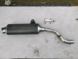 Genuine Triumph Daytona T595 High Level Carbon Race Can exhaust silencer - Picture 1 of 5