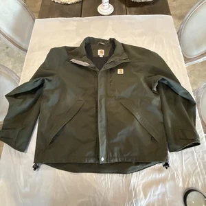 Carhartt Shoreline Weather Jacket Mens Large Green Without Hood J162 307 - Picture 1 of 22