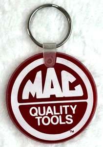 MAC Tools Salesman Keychain Vintage 2 Inch Round John Ronner Red Hook NY    S3 - Picture 1 of 2