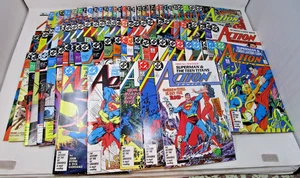 Action Comics #584-671 + Annual #1-3 1987-91 DC Vintage Comic Run Set 92 Comics - Bild 1 von 17