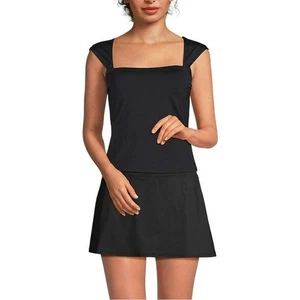 costume da bagno tankini donna Lands end collo quadrato cinturino spesso taglia 18W DDD - Foto 1 di 4