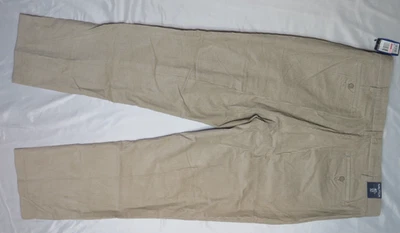 NAUTICA HOMBRE 40x32 PANA CHINO AJUSTE RELAJADO CAQUI VERDADERO 100% ALGODÓN NUEVO CON ETIQUETAS Foto 1 de 4