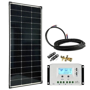 Sistema solar 150Wp Basic-Starter - Módulo solar Black Frame + regulador de carga solar 30A - Imagen 1 de 7