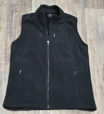 ScottEVest Women's Size M Black Fireside Fleece Vest Full Zip Multi Pocket - Image 1 of 4