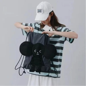 Casual Doll School Bag Large Capacity Black Double Shoulder Bag Women - Picture 1 of 12